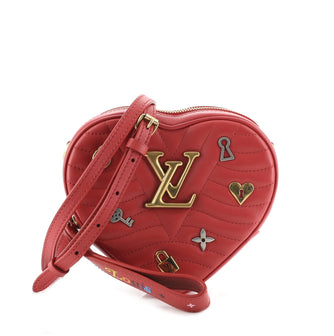 New Wave Heart Crossbody Bag Limited Edition Love Lock Quilted Leather