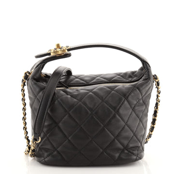 Chanel Perfect Meeting Hobo Quilted Lambskin Small