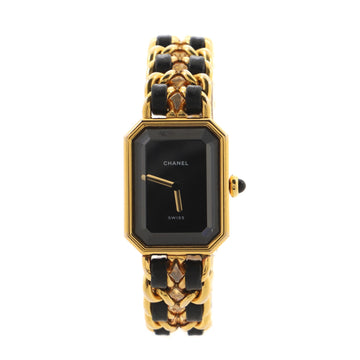 Chanel Premiere Rock Quartz Watch Plated Metal and Leather 20