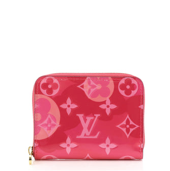 Louis Vuitton Zippy Coin Purse Limited Edition Valentine Soft Focus Floral Monogram Vernis