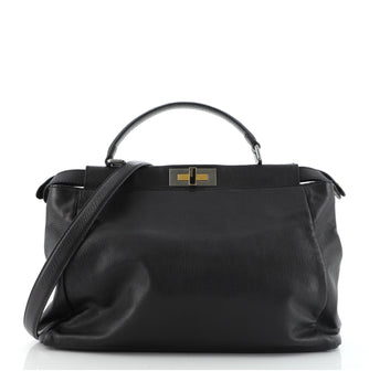 Fendi Peekaboo Bag Soft Leather Large