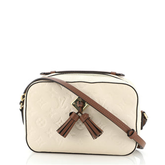 Louis Vuitton Saintonge Handbag Monogram Empreinte Leather