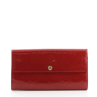 Louis Vuitton Sarah Wallet Monogram Vernis
