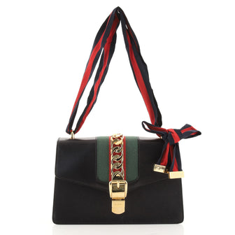 Gucci Sylvie Shoulder Bag Leather Small
