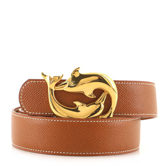 Hermes Dolphin Belt Leather Medium