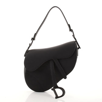 Christian Dior Ultra Matte Saddle Handbag Leather Medium