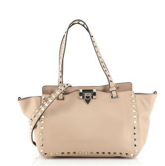Valentino Rockstud Tote Soft Leather Small