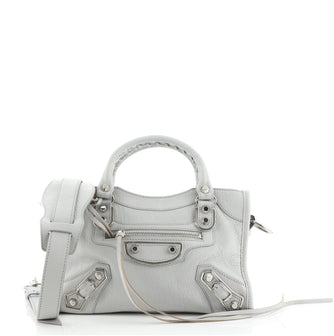 Balenciaga City Classic Metallic Edge Bag Leather Mini