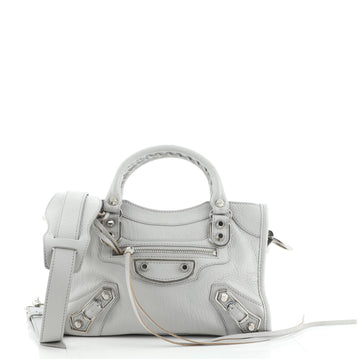 Balenciaga City Classic Metallic Edge Bag Leather Mini
