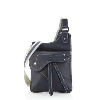 Christian Dior Saddle Messenger Bag Leather