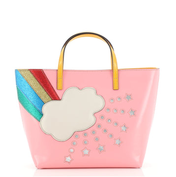 Gucci Children's Rainbow Tote Printed Leather Small