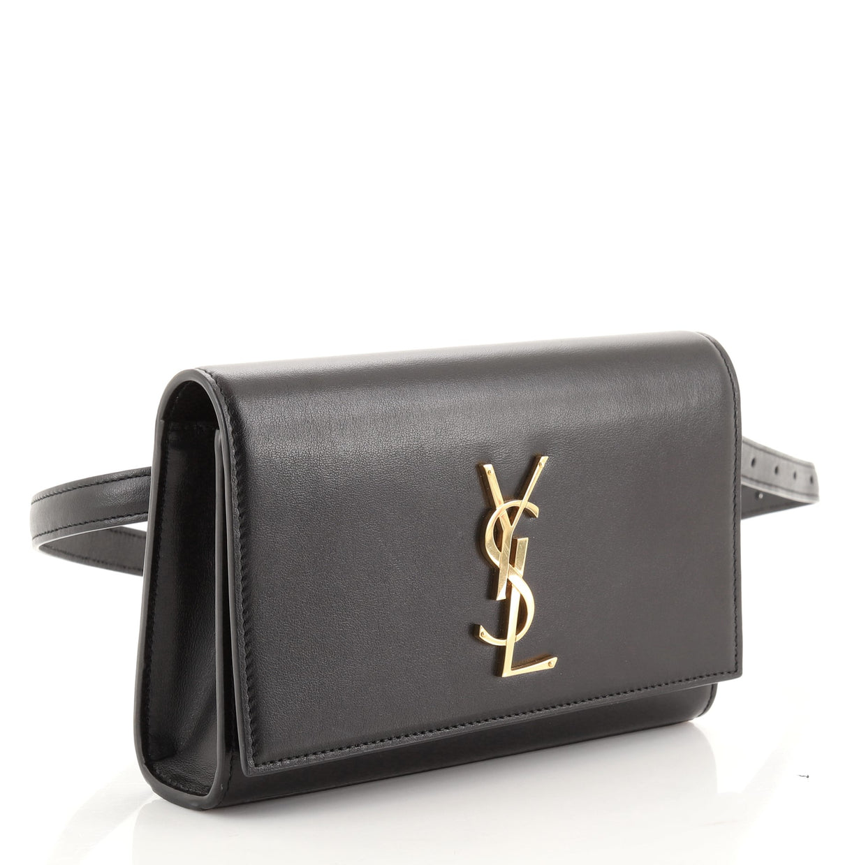 Saint Laurent Classic Monogram Kate Belt Bag Leather Black 831262