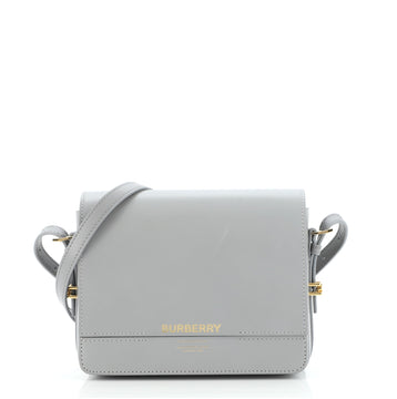 Burberry Grace Flap Bag Leather Small
