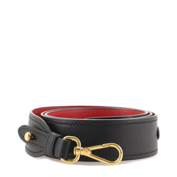 Prada Shoulder Strap Saffiano Leather Wide