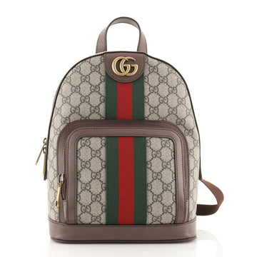 Gucci Ophidia Backpack GG Coated Canvas Small