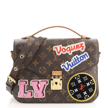 Louis Vuitton Pochette Metis Limited Edition Patches Monogram Canvas
