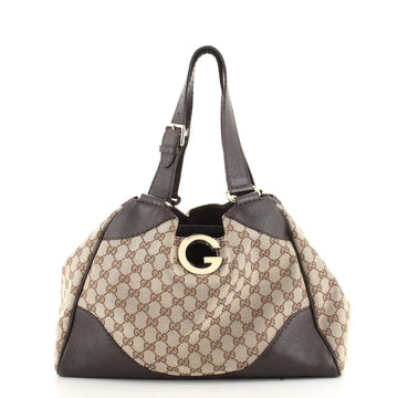 Gucci Charlotte Shopping Tote GG Canvas Large