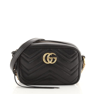 Gucci GG Marmont Shoulder Bag Matelasse Leather Mini