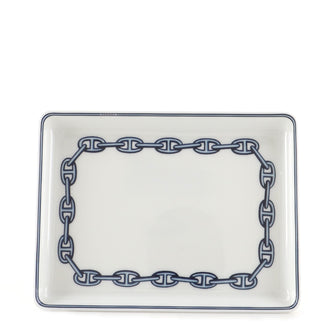 Hermes Chaine d'Ancre Sushi Plate Porcelain
