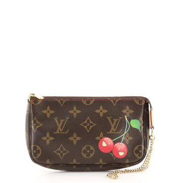 Louis Vuitton Pochette Accessoires Limited Edition Monogram Canvas Mini