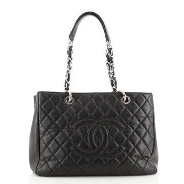 Chanel Grand Shopping Tote Quilted Caviar