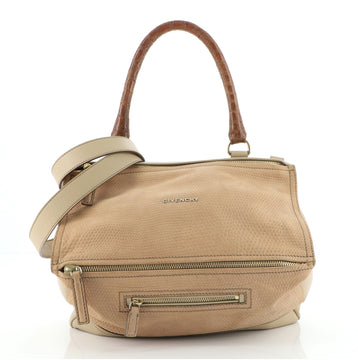 Givenchy Pandora Bag Snake Embossed Leather Medium