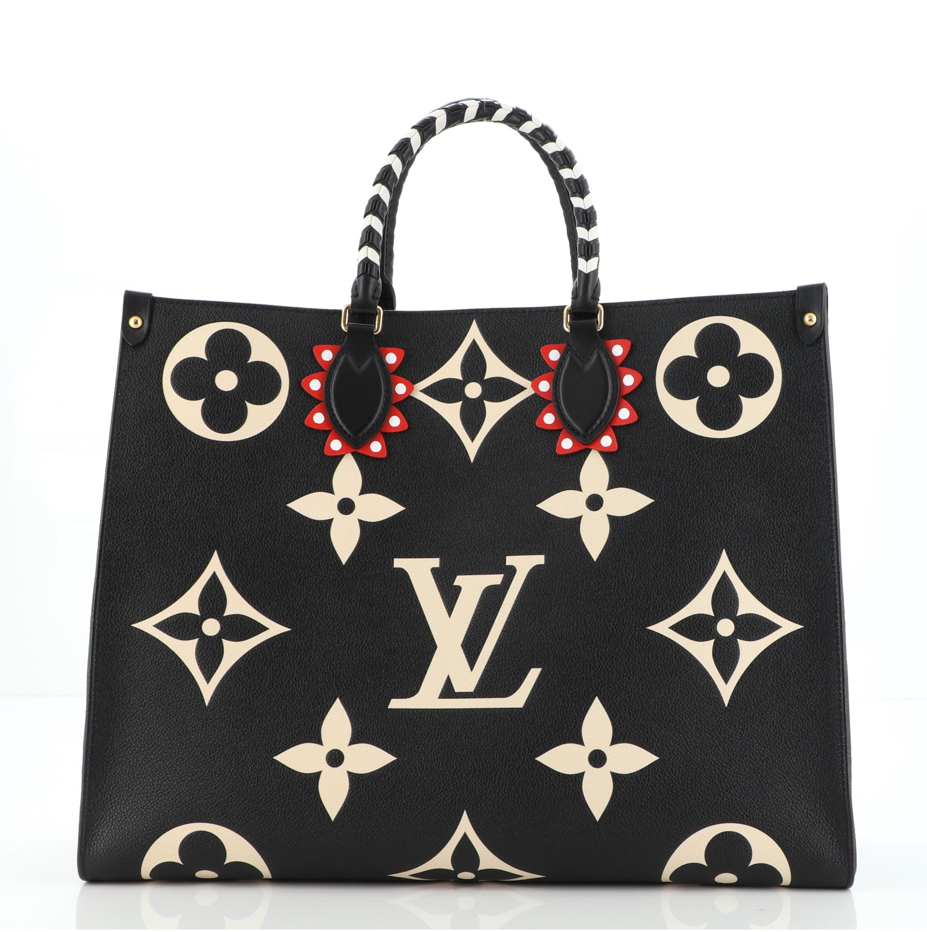 LOUIS VUITTON モノグラム バケット型 トートバッグ Louis Vuitton OnTheGo Tote Limited Edition Crafty Monogram
