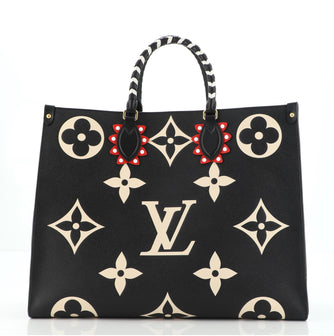 Louis Vuitton OnTheGo Tote Limited Edition Crafty Monogram Giant GM Print  2261651