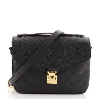 LOUIS VUITTON Empreinte Pochette Metis Black 183333