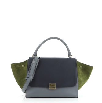 Celine Tricolor Trapeze Bag Leather Medium