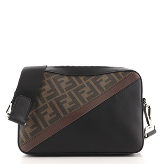 Fendi Camera Case Bag Zucca Coated Canvas and Leather Small