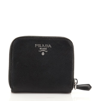 Prada Tab Wallet Saffiano Leather Small