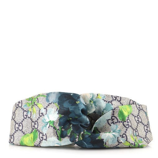 Gucci Headband Blooms Print GG Silk XS 83479 display picture 3