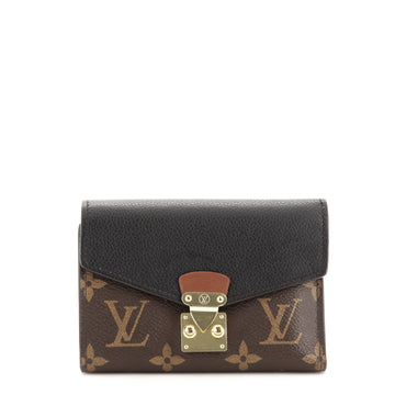Louis Vuitton Pallas Wallet Monogram Canvas and Calfskin