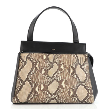 Celine Edge Bag Python and Leather Medium