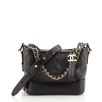 Chanel Gabrielle Hobo Quilted Aged Calfskin Small
