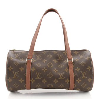 Louis Vuitton Papillon Handbag Monogram Canvas 30