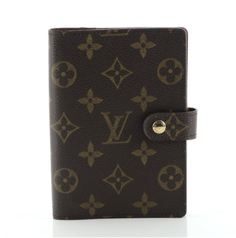 Louis Vuitton Ring Agenda Cover Monogram Canvas PM