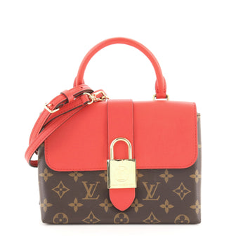 Louis Vuitton Locky Handbag Monogram Canvas with Leather BB