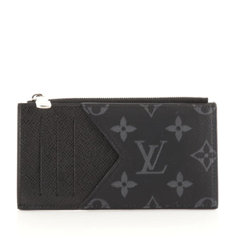 Louis Vuitton Coin Card Holder Monogram Taigarama