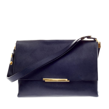 Celine Blade Shoulder Bag Leather 