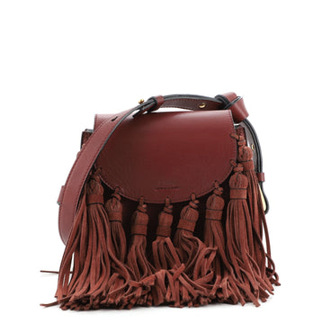 Chloe Fringe Tassel Hudson Bag Leather Mini