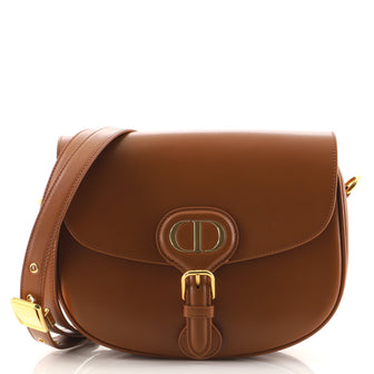 Christian Dior Bobby Flap Bag Leather Medium