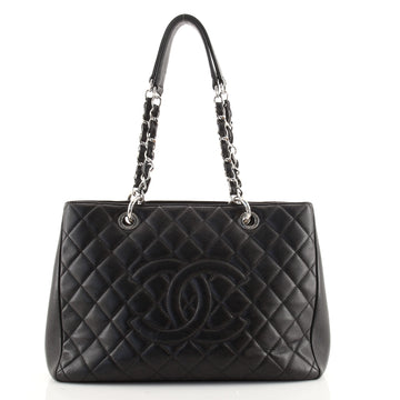 Chanel Grand Shopping Tote Quilted Caviar