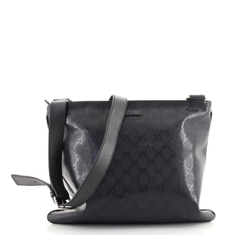 Gucci Zip Top Messenger Bag GG Imprime Medium