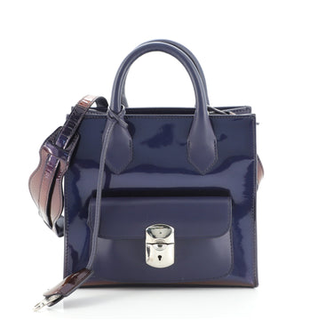 Balenciaga Padlock All Afternoon Tote Patent Mini