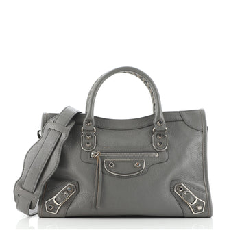 Balenciaga City Classic Metallic Edge Bag Leather Small