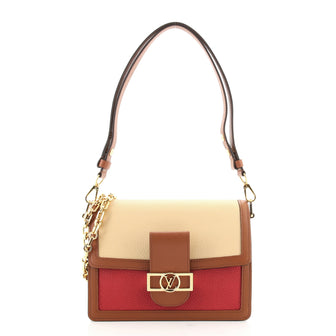 Louis Vuitton Dauphine Shoulder Bag Taurillon Leather MM
