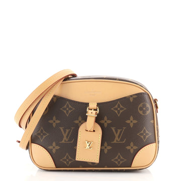 Louis Vuitton Deauville Handbag Monogram Canvas Mini