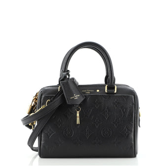 Louis Vuitton Speedy Bandouliere NM Handbag Monogram Empreinte Leather 20